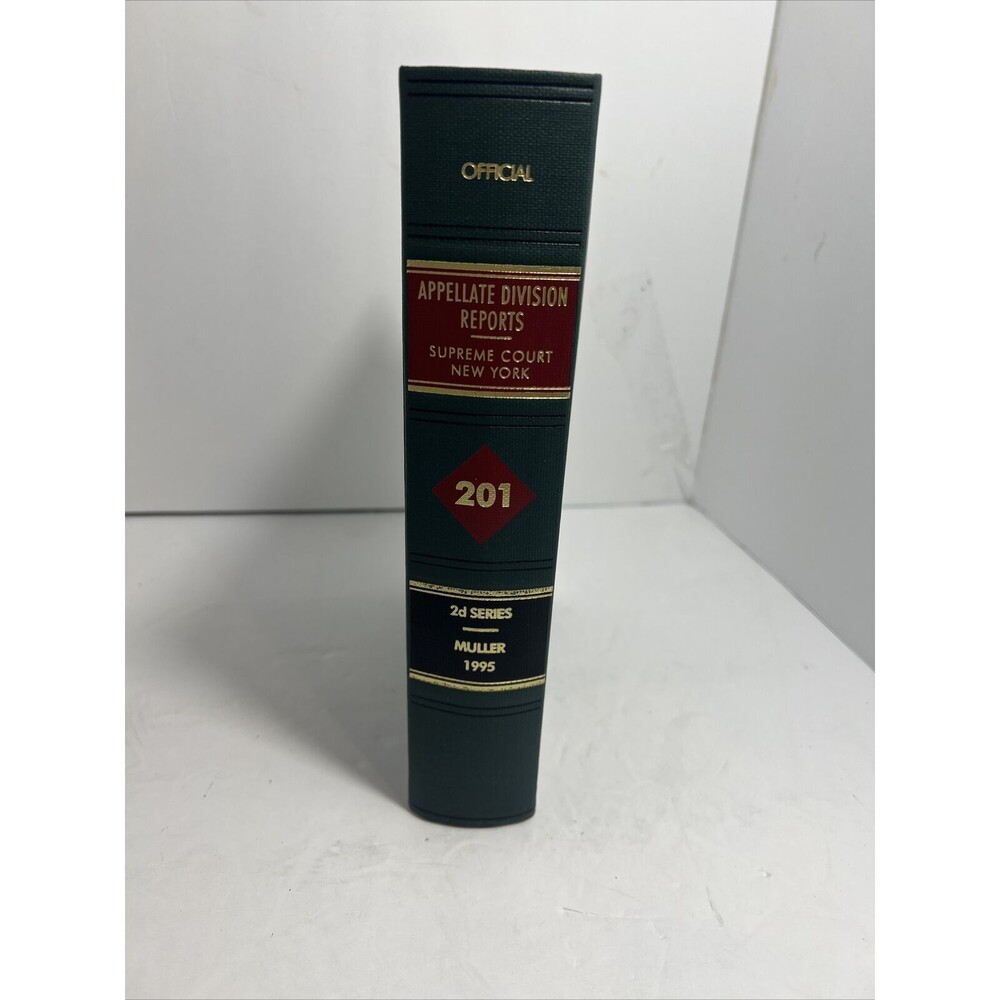 Appellate Division Reports Supreme Court NY 2d Series Muller 1995-201
